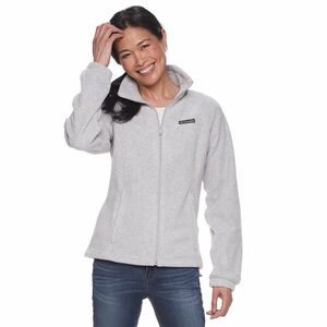 Columbia Bento Springs Heather Gray Fleece Jacket.